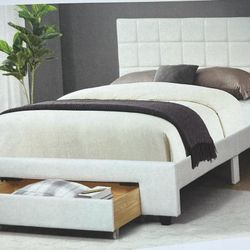 Full Size Bed Frame And Mattress 🔥