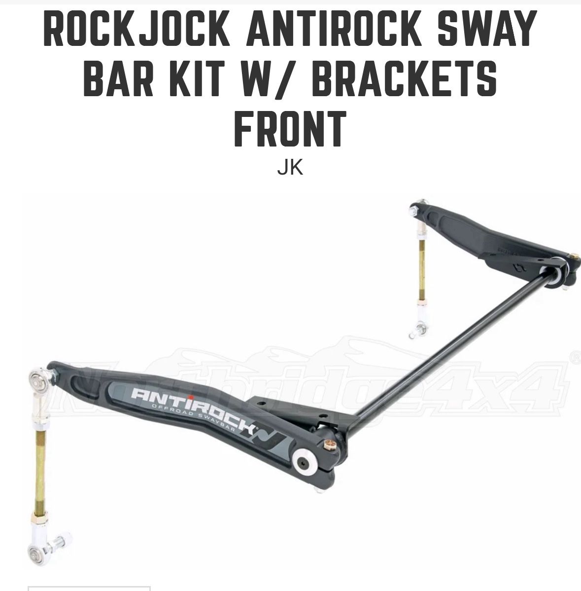 Jeep JK Sway Bar