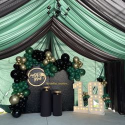 Congrats Grad Decoration, Grad Decor, Congrats Grad Party Decor, Balloons Garland Decor.