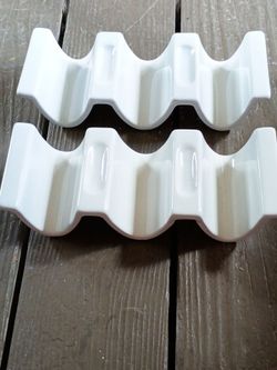 White Ceramic Wine Bottle Rack Holders