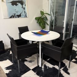 Blu Dot Right Round Marble Dining table