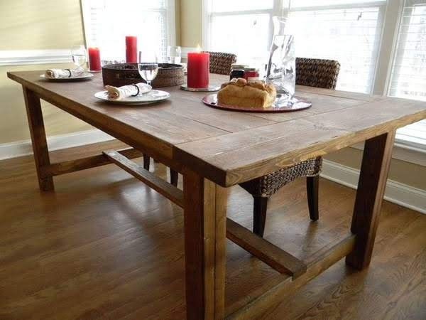 Custom Made Rustic Farm Style Dining Tables.