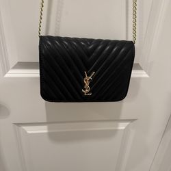 Dupe YSL Black Quileted Crossbody