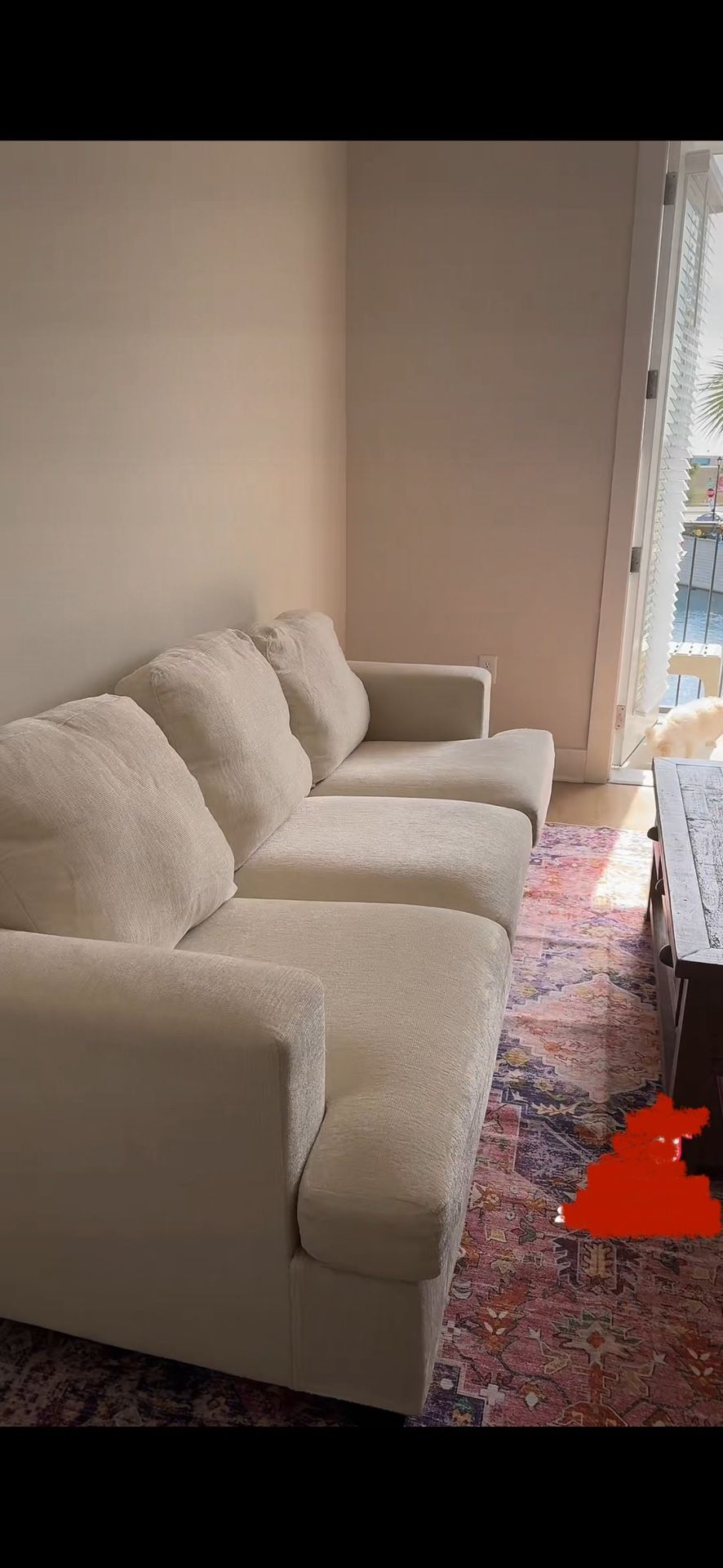 Couch for sale, like New, must be able to pick up