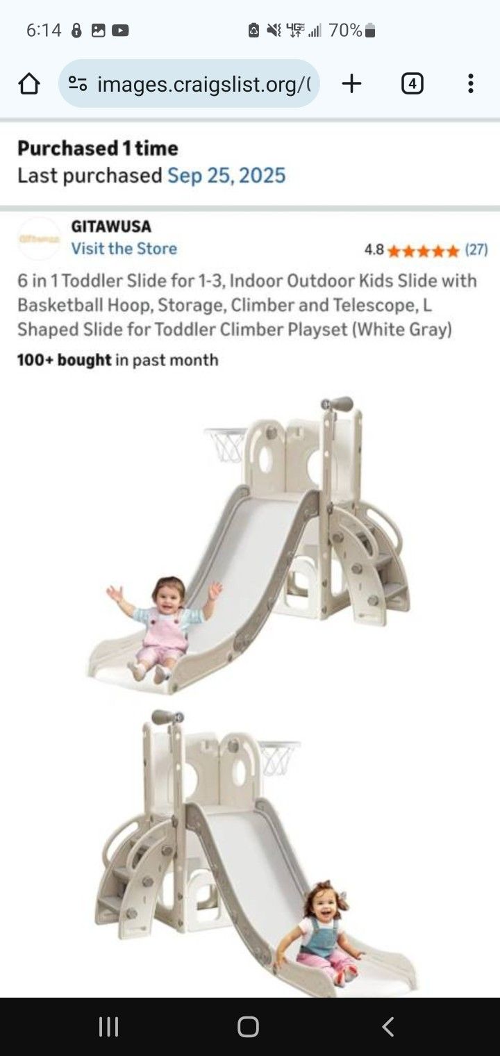 Playset Slide Space Saving