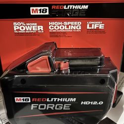 Mikwaukee M18 Forge 12.0 Battery 