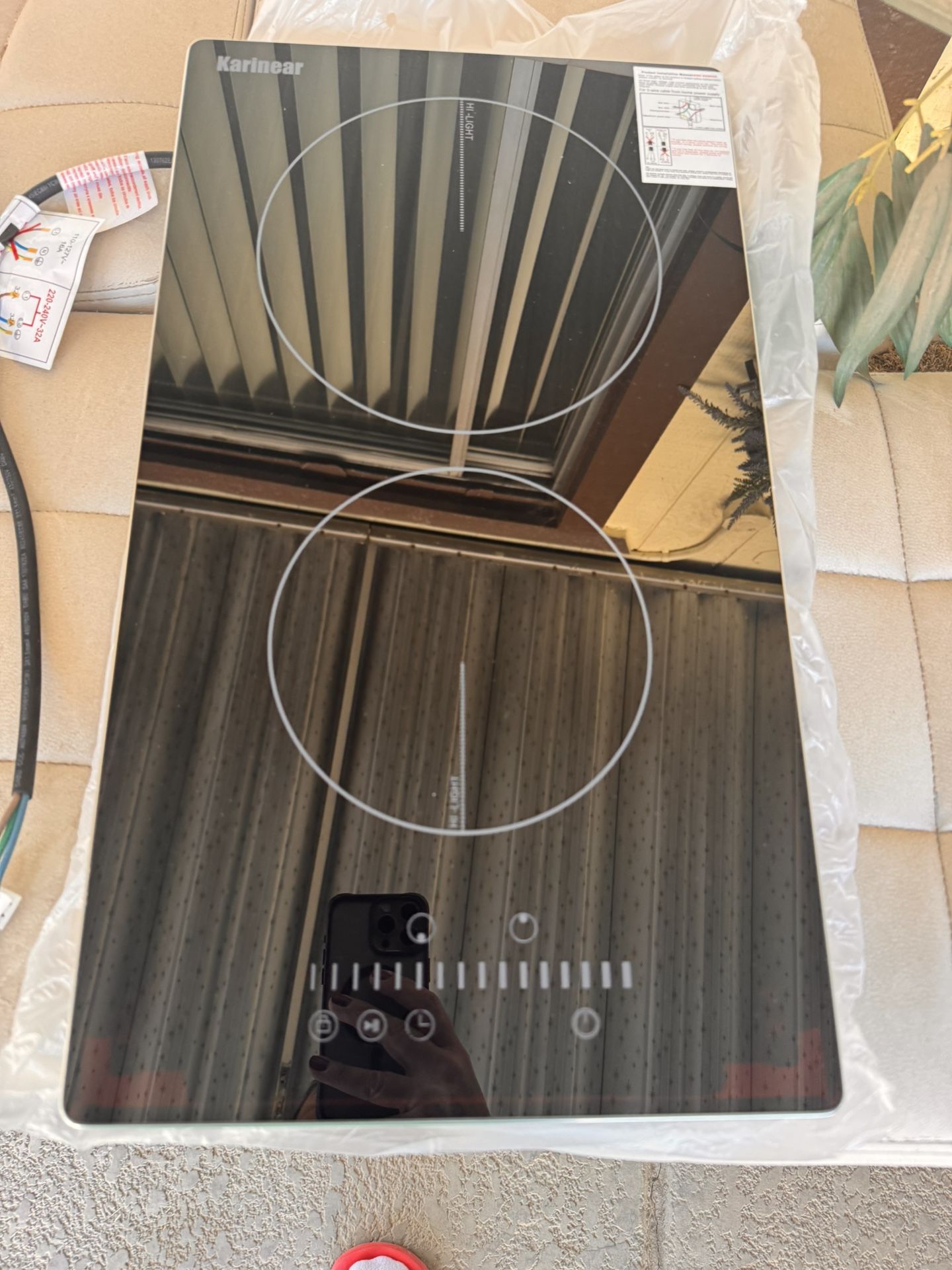 2 Burner Electric Cooktop
