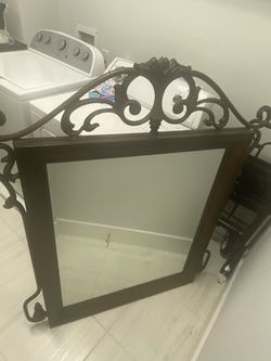 Heavy large mirror