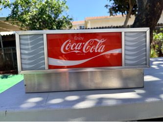 Vintage Coca Cola light up sign