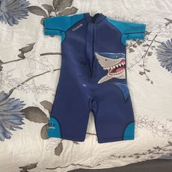 Goldfin Size 8 Shark Wetsuit Kids Traje De Baño