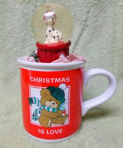 Christmas is Love Bear mug