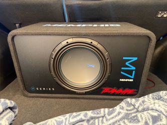 Memphis M7 12” subwoofer with enclosure