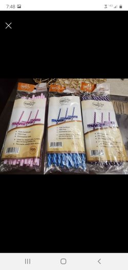 Reusable plastic straws
