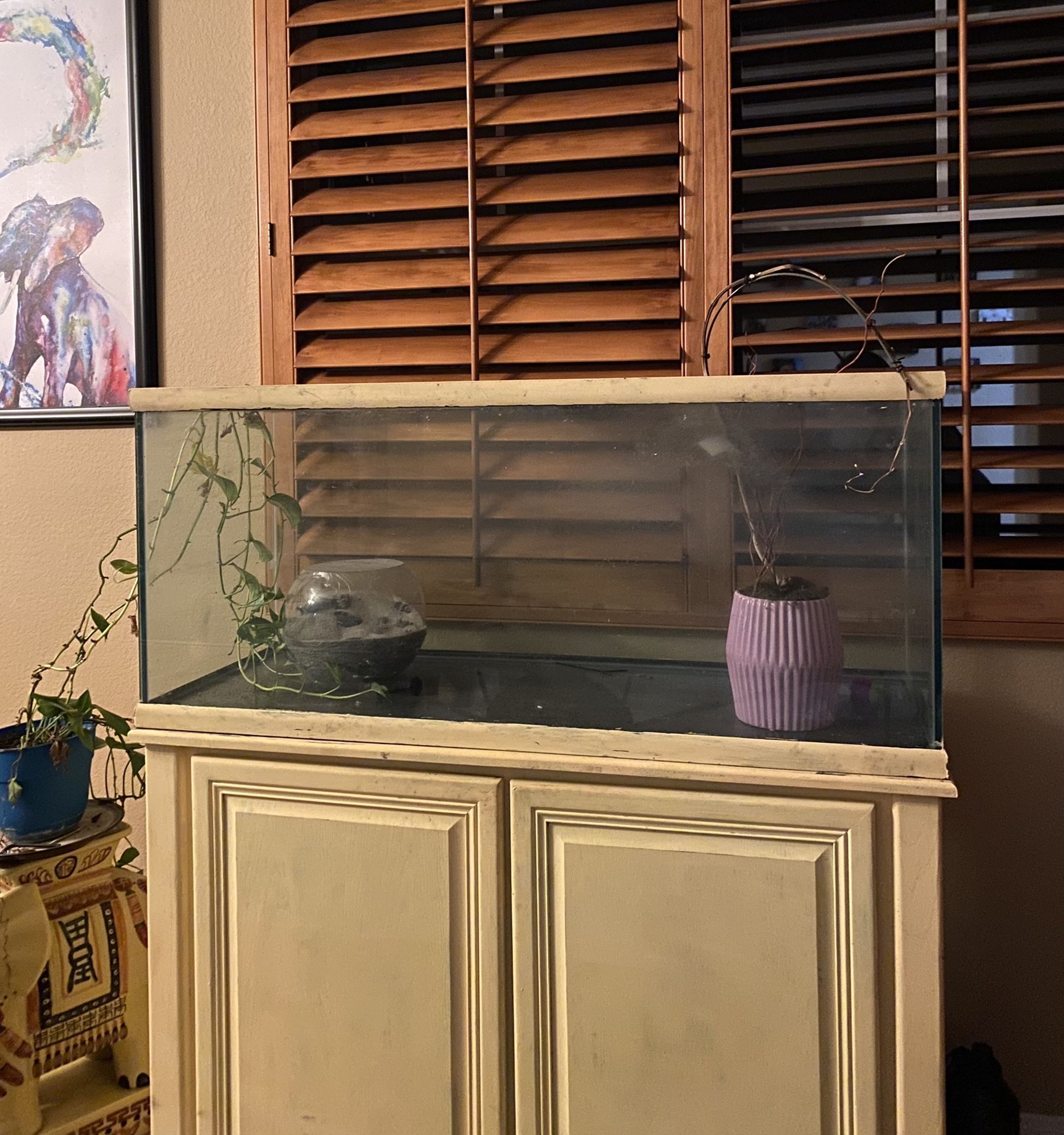 FISH TANK & STAND