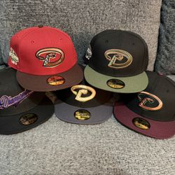 Hat Club Lot Of 7 3/8 DS Hats 