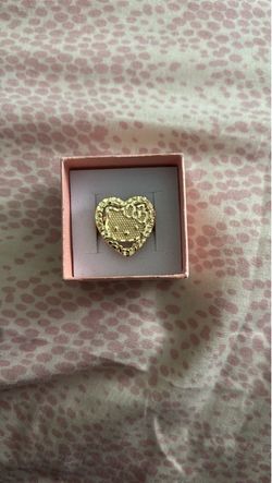 18k gold plated hello kitty ring