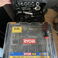 Drill Set And Sockets