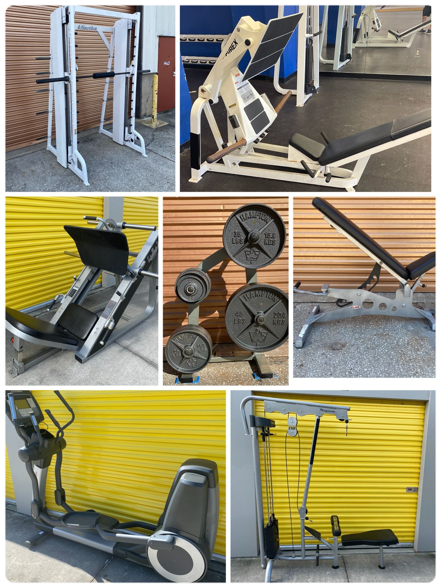 Power Racks, Squat Racks, Leg Press, Dumbbell , Olympic Weight Plates, Bench, Bars, Functional Trainers- Commercial & Home Gym