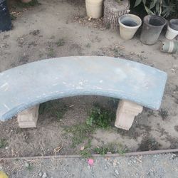 Concrete Garden Bench