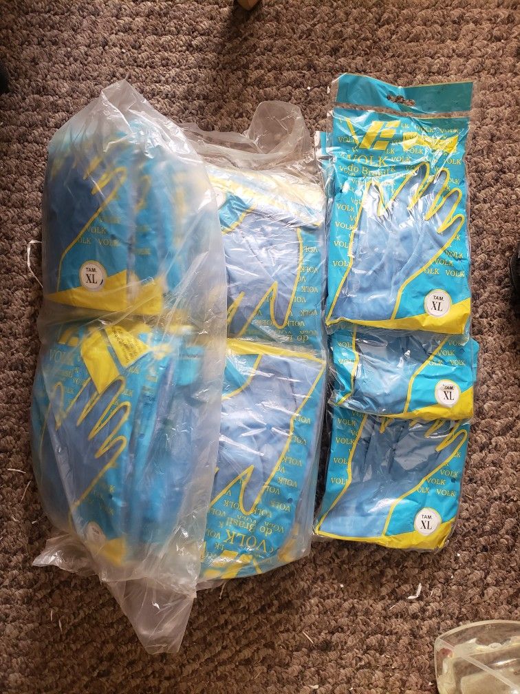 Latex Gloves Reusable Size Extra Large 