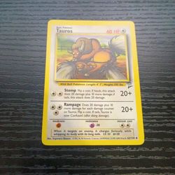 Pokemon Tauros Base Set 2 62/130