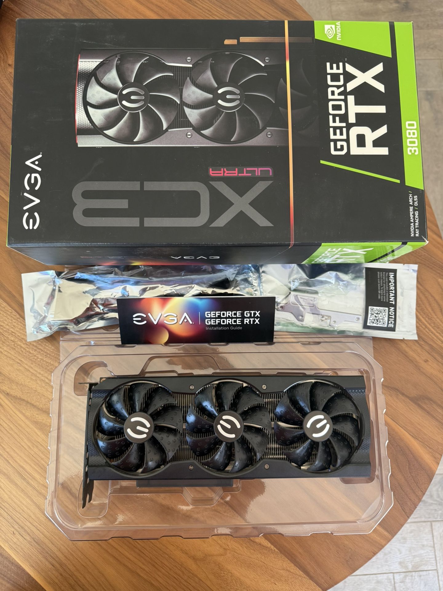 EVGA GeForce RTX 3080 XC3 ULTRA 10GB GDDR6X Graphics Card