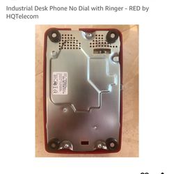 Industrial Desk Phone No Dial With Ringer 