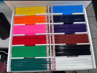 Madisi - Bulk Colored Pencils - Pre-sharpened - 12 Assorted Colors - 432 Count Pack.