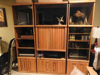 Solid Wood Wall Unit 