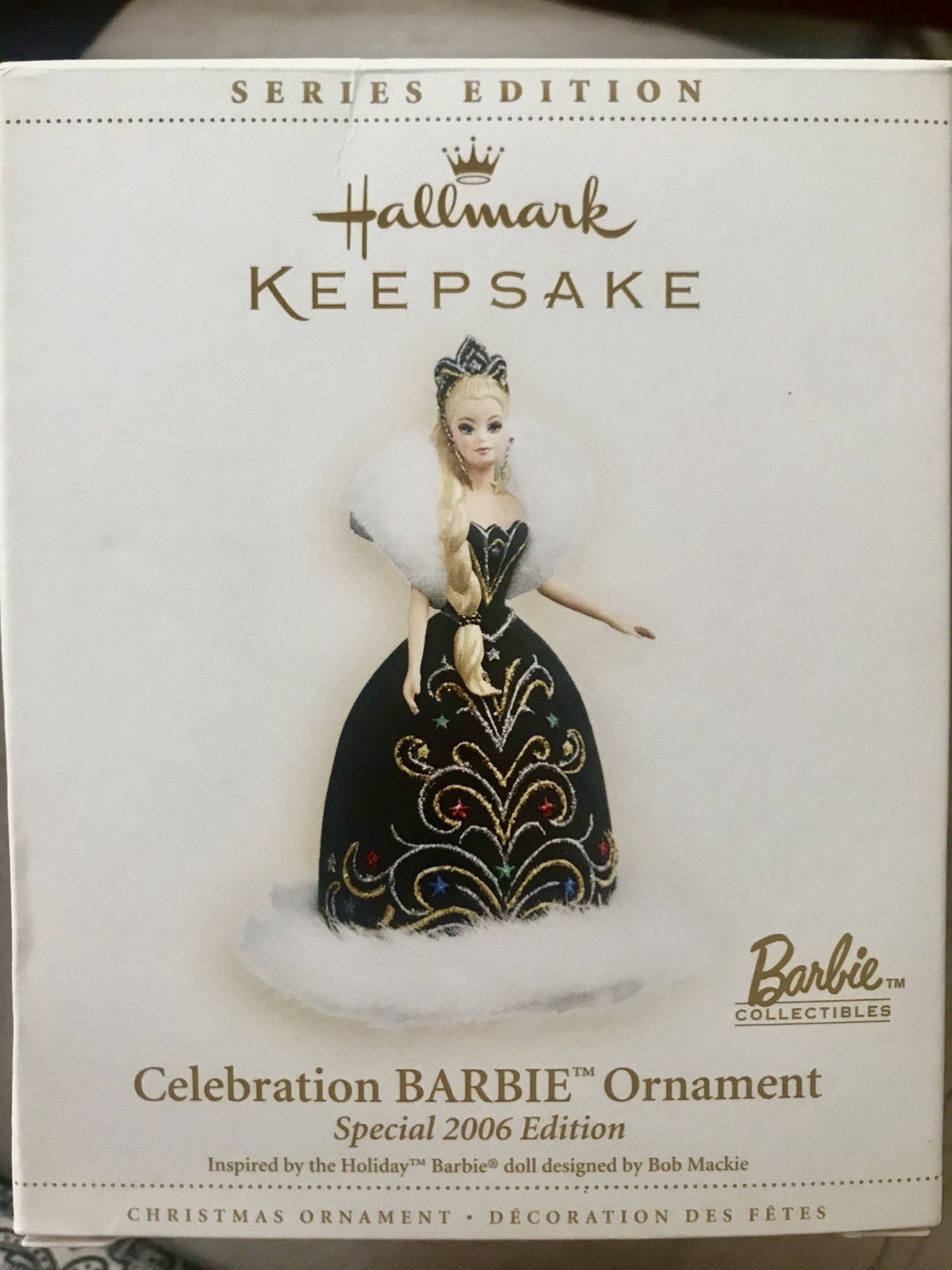 Hallmark Keepsake 2006 Celebration Barbie Ornament by Bob Mackie