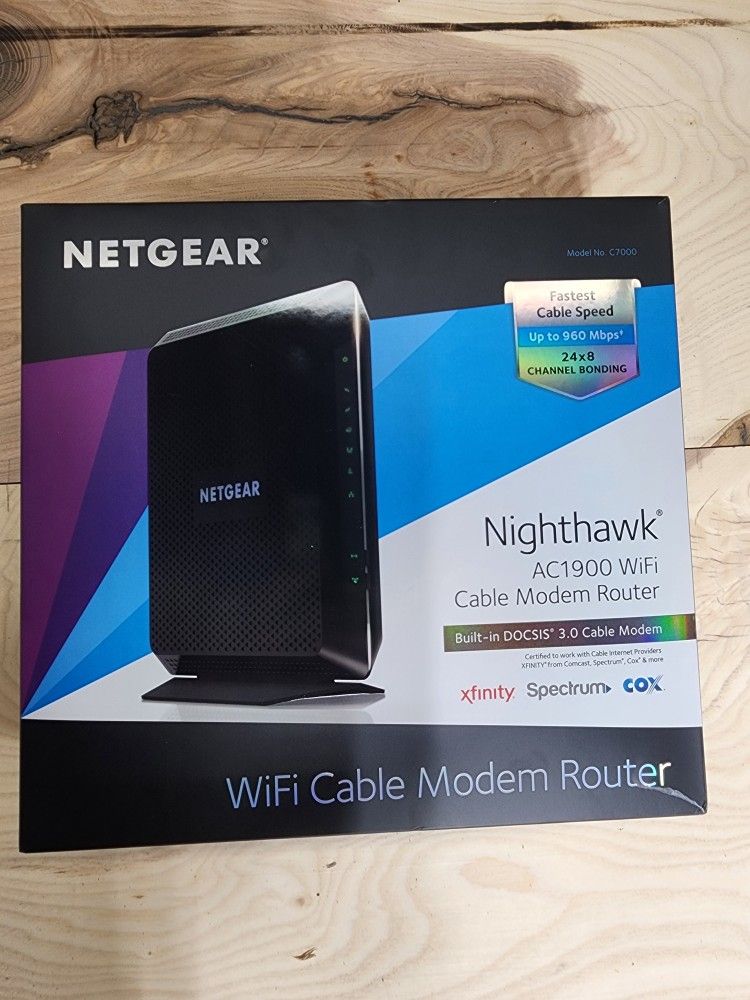 Netgear Nighthawk Modem Router AC1900 Wifi