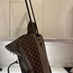Louis Vuitton Eole 50 Damier Ebene PVC Canvas Leather Travel Bag – Brown - OBO