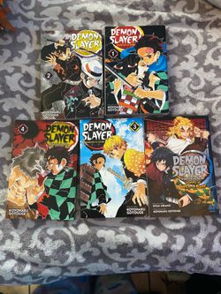 Demon Slayer manga bundle 1-4 and special hashira addition