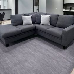 Beautiful Grey Sectional On Sale 