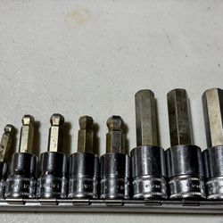 Snap-On 11-Piece 3/8” Metric Hex Socket Set