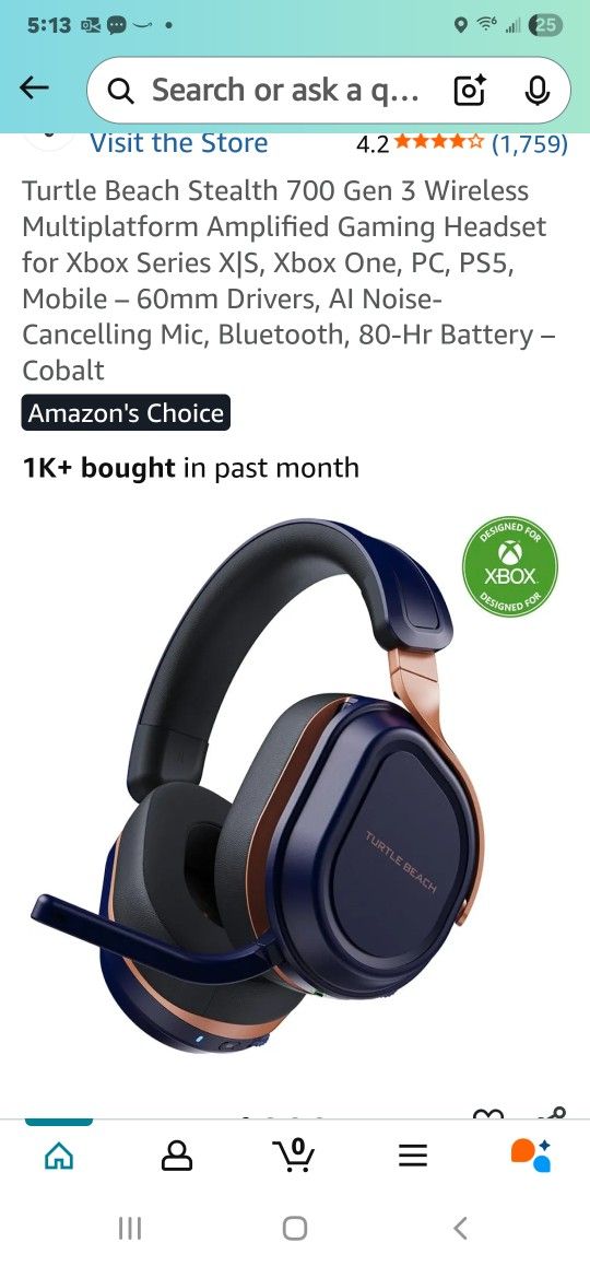 Turtle Beach Headset- Like New!