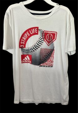 Boys Adidas Baseball Tshirt 