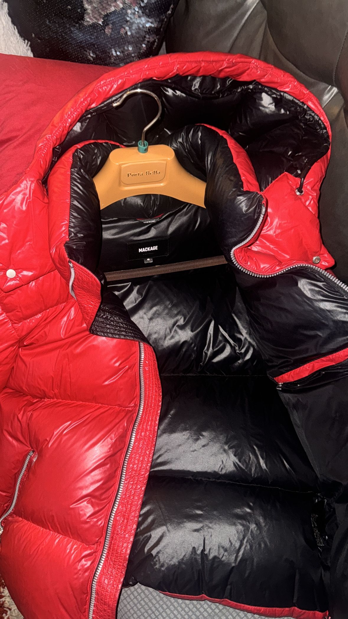 Red Mackage Coat