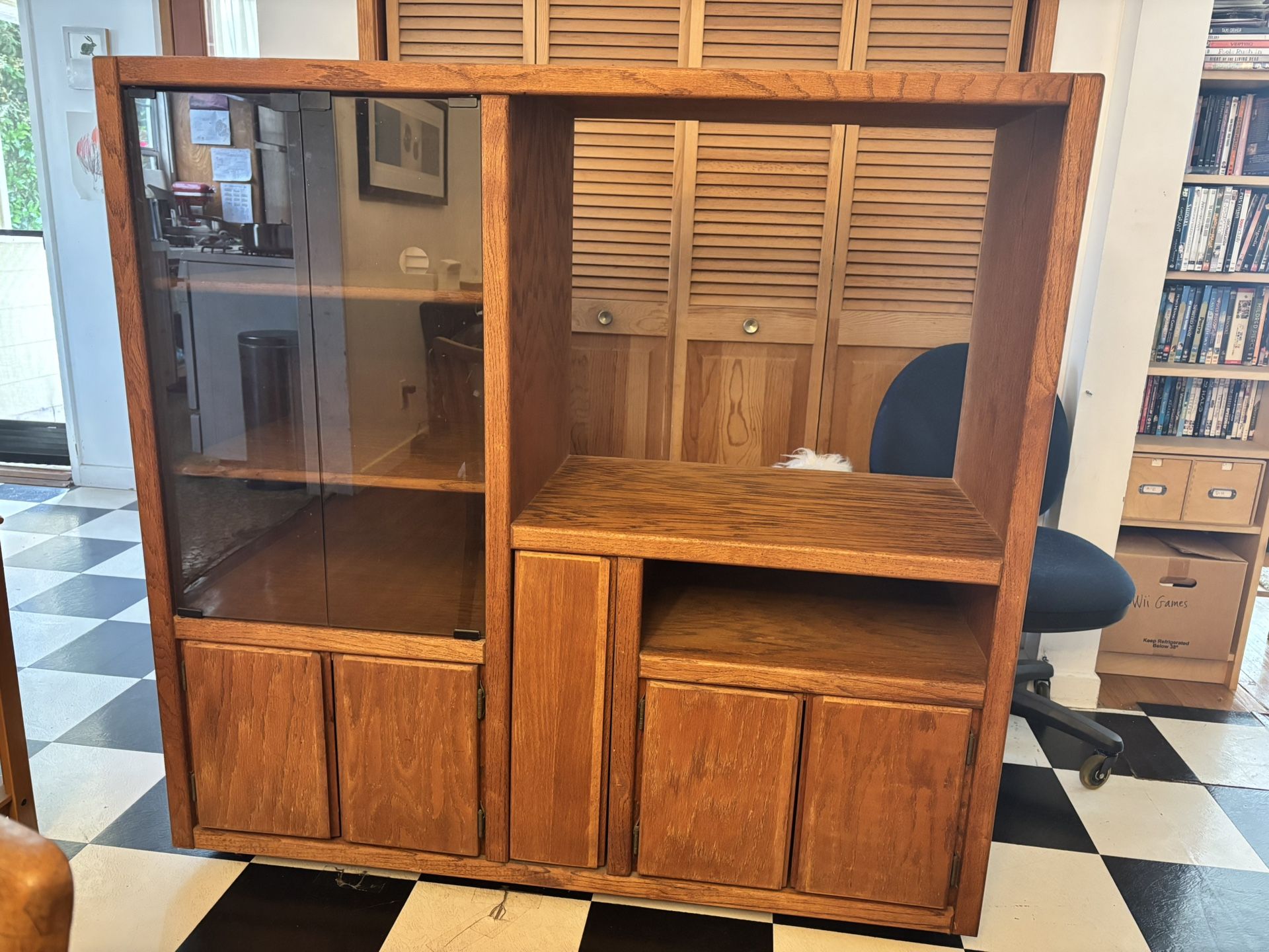 Media Cabinet On Wheels