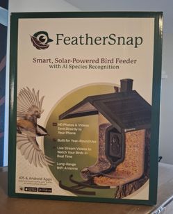 SOLAR POWERED BIRD FEEDER CAMERA