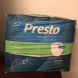 Diapers/Briefs for Women and Men - Adult Diapers, Presto