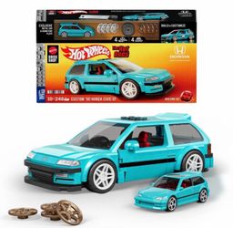 Hot Wheels Brick Shop Custom '90 Honda Civic EF The Hot Ones Mattel Speed Series