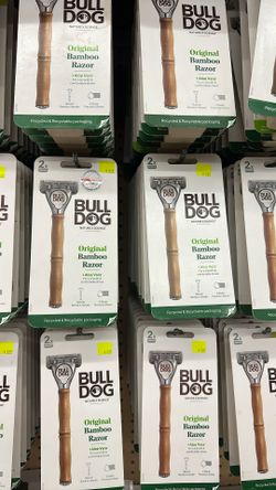 Bull Dog Original Bamboo Razor With Two Razors