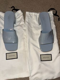 Gucci Logo Women’s Platform Slide Sandals