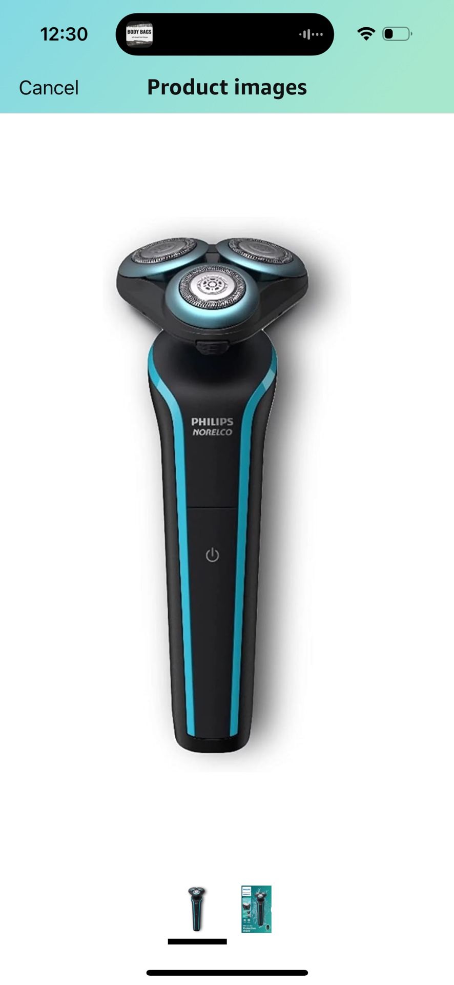 New And Sealed Philips Norelco Aquatouch Rechargeable Wet & Dry Shaver with Click On Precision Trimmer S5767/87