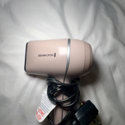 Remington Pink Hair Dryer Compact Travel Size Dual Heat Speed Settings