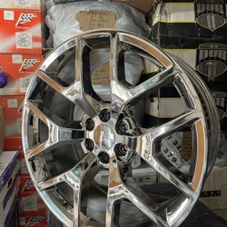 24”x10” PVD CHROME WHEELS FOR SALE!!!!!