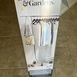 Folding Adjustable Garment Rack