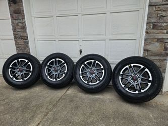 Brand new Toyota tacoma trd offroad wheels and tires.