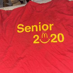 [10% OFF] Senior 2020 (Graduation) McDonald’s Shirt